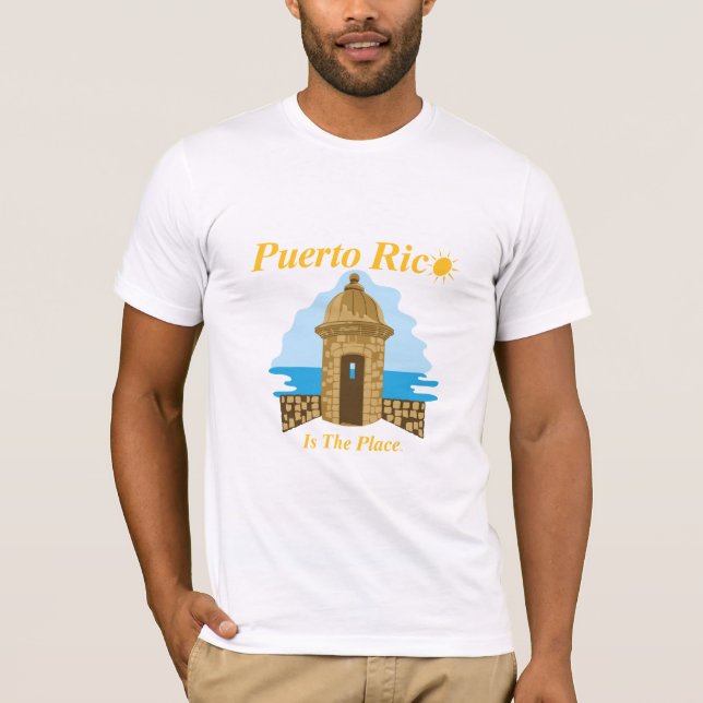 Puerto Rico Is The Place T-Shirt (Front)