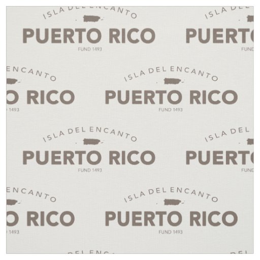Puerto Rico, Isla del Encanto Fabric