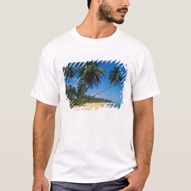 Puerto Rico, Isla Verde, palm trees. T-Shirt (Front)