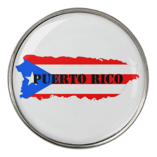 Puerto Rico Island Golf Ball Markers