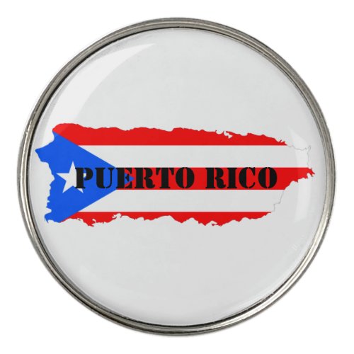Puerto Rico Island Golf Ball Markers 