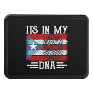 PUERTO RICO ITS IN MY DNA FLAG HITCH COVER