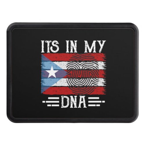 PUERTO RICO ITS IN MY DNA FLAG HITCH COVER