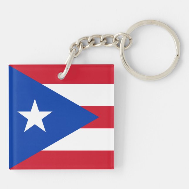 Puerto Rico Key Chain (Back)