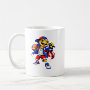 Puerto Rico Kids Girl Flag Music Coqui Frog Funny  Coffee Mug