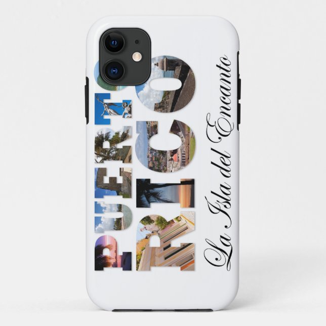 Puerto Rico La Isla Del Encanto Case-Mate iPhone Case (Back)