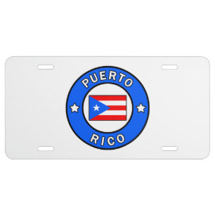 Puerto Rico License Plate