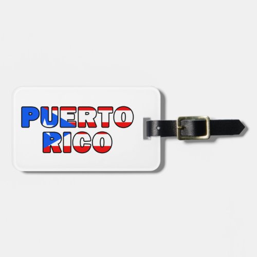 Puerto Rico Luggage Tag