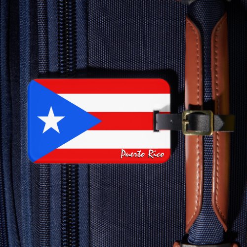Puerto Rico Luggage Tags Puerto Rican Flag Luggage Tag