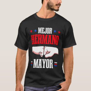 Puerto Rico Mejor Hermano Mayor Older Brother Prid T-Shirt