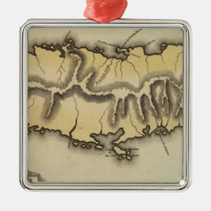 Puerto Rico Metal Ornament