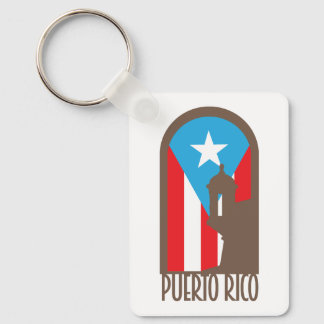 Puerto Rico Morro Garita Arc Keychain