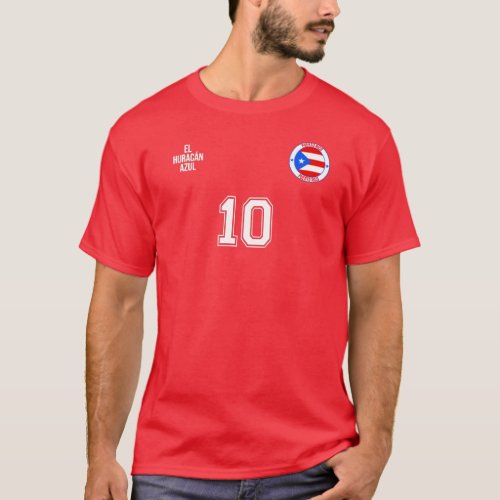 Puerto Rico National Football Team Soccer Retro T_Shirt