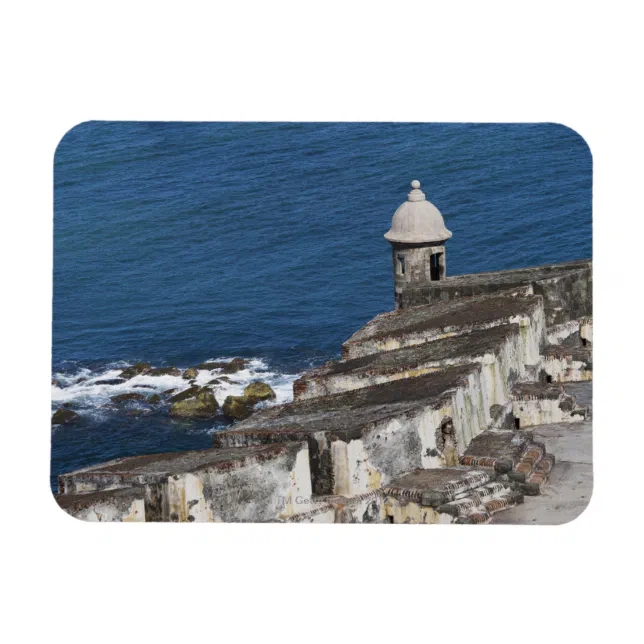 Puerto Rico, Old San Juan, section of El Morro Magnet | Zazzle