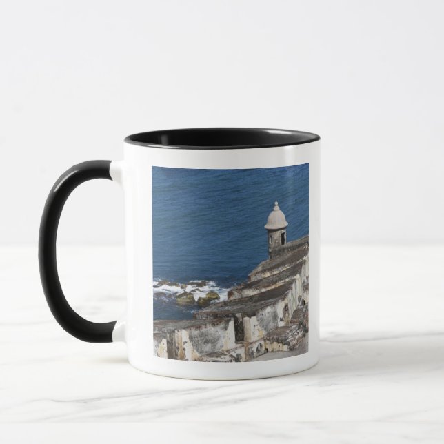 Puerto Rico, Old San Juan, section of El Morro Mug (Left)