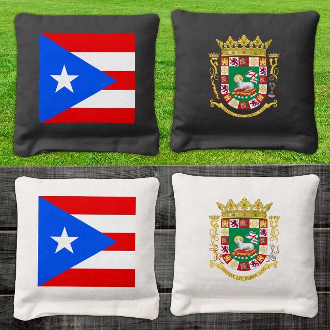 Puerto Rico patriotic bags, Puerto Rican Flag Cornhole Bags (Creator Uploaded)