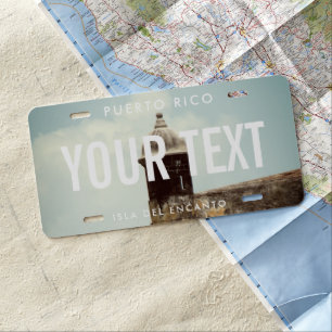 Puerto Rico Personalized License Plate