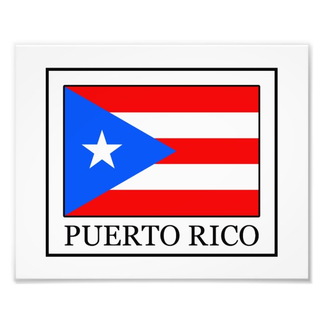 Puerto Rico Photo Print (Front)
