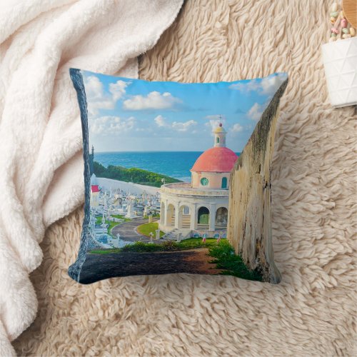 Puerto Rico Photographic  Throw Pillow