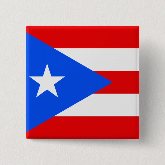 Puerto Rico Pinback Button (Front)