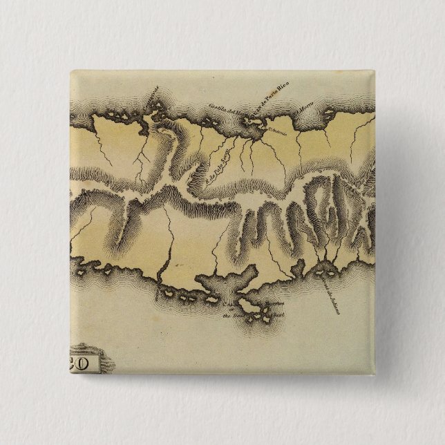 Puerto Rico Pinback Button (Front)