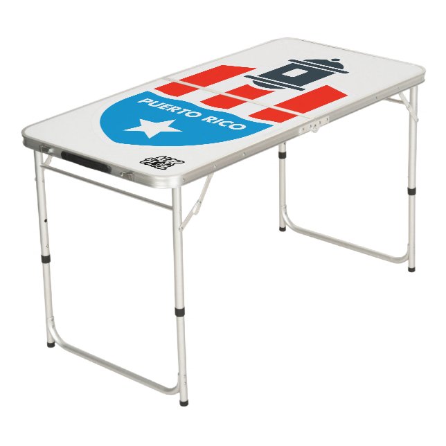 PUERTO RICO | PING PONG BEER PONG TABLE (Angled)