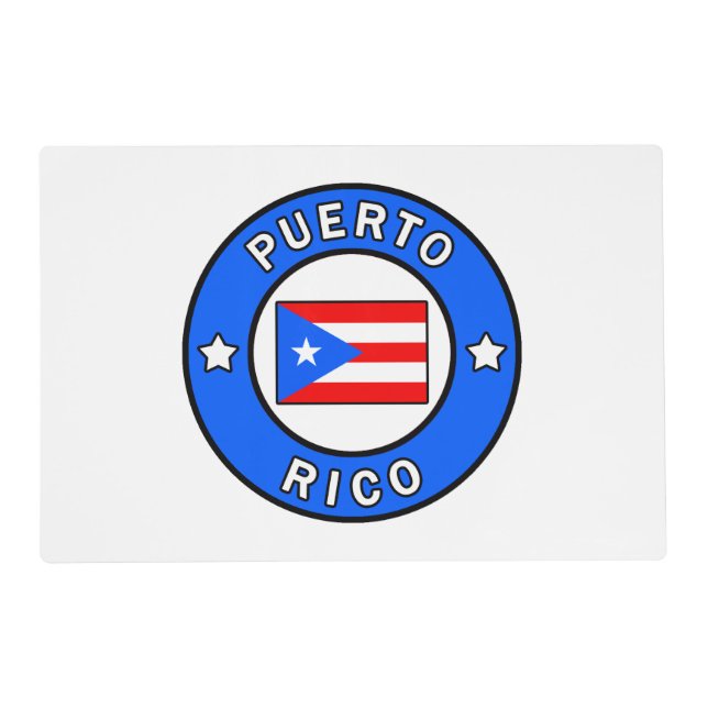 Puerto Rico Placemat (Front)