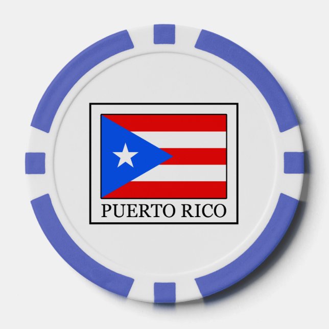 Puerto Rico Poker Chips (Front)