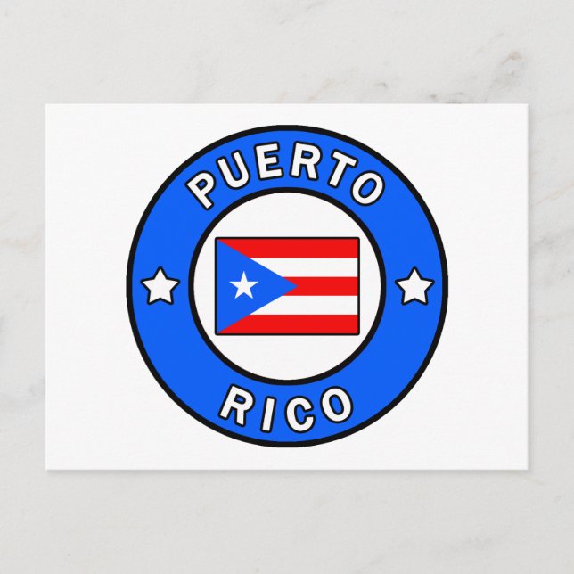 Puerto Rico Postcard (Front)