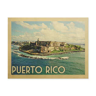 Puerto Rico Postcard Vintage Travel Puerto Rico Postcard Vintage Travel