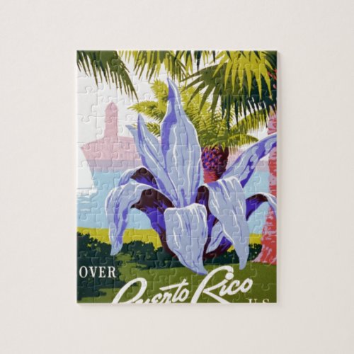Puerto Rico poster Jigsaw Puzzle