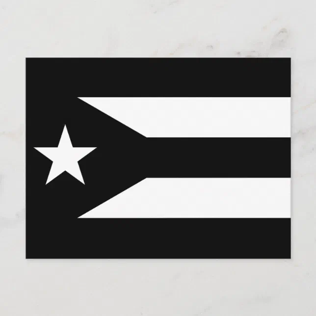 Puerto Rico Protest Flag Postcard | Zazzle