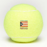 Puerto Rico Puerto Rican Flag Blue Personalized  Tennis Balls<br><div class="desc">Personalized tennis ball showing the red, white, and blue Puerto Rican Flag with the words PUERTO RICO underneath in the colors of the flag. Give it a personalized touch by adding your name. You can, also, create a gift by adding someone else's name. Cool gift for your tennis player, especially...</div>