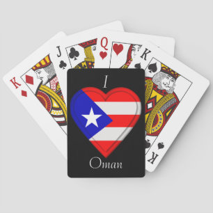 Puerto Rico Puerto Rican flag Poker Cards