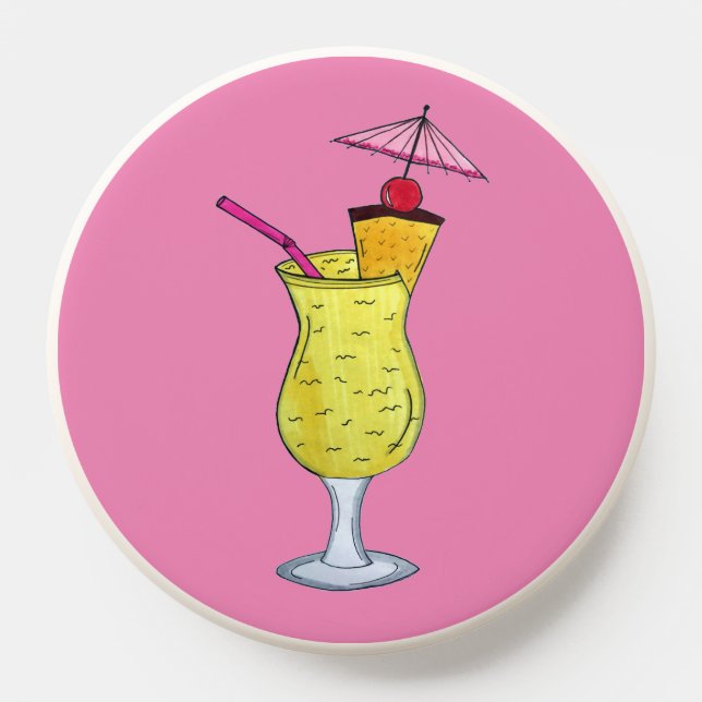Puerto Rico Puerto Rican Piña Colada Cocktail PopSocket (Popsocket)