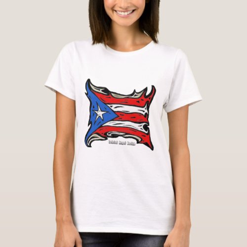 Puerto Rico Reggaeton Flag T-Shirt Puerto Rico Reggaeton Flag T_Shirt