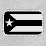 Puerto Rico Resistance Black and White Flag Patch