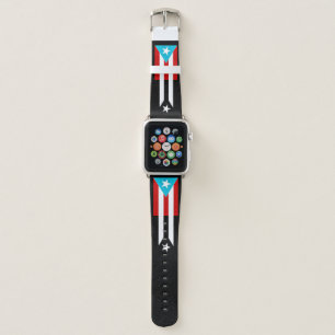 Puerto Rico Resistance Flags Apple Watch Band