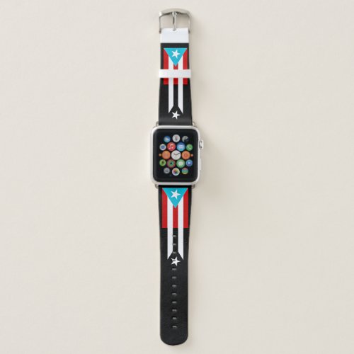 Puerto Rico Resistance Flags Apple Watch Band