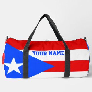 Puerto Rico Rican Flag Stadium Duffle Bag