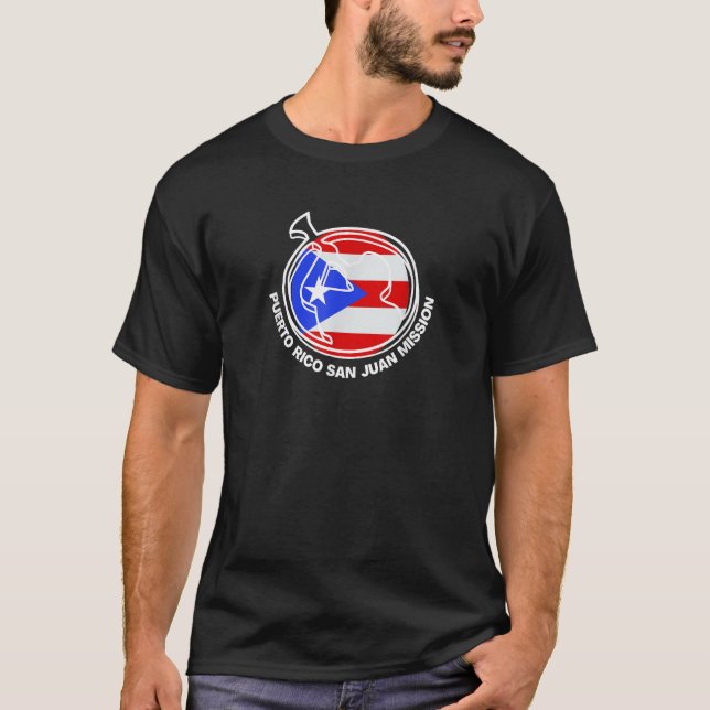 Puerto Rico San Juan LDS Mission Proud Mormon Miss T-Shirt (Front)