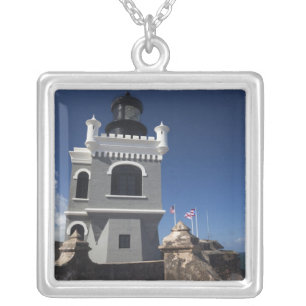 Puerto Rico, San Juan, Old San Juan, El Morro Silver Plated Necklace