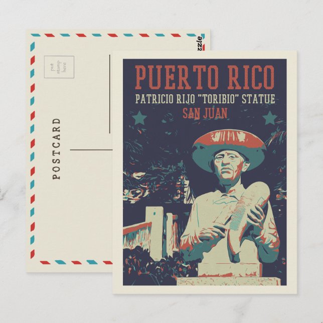 Puerto Rico, San Juan, Patricio Rijo Toribio Postc Postcard (Front/Back)
