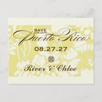 Puerto Rico Save The Date by 2TICKETS2PARADISE at Zazzle