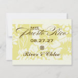 Puerto Rico Save The Date at Zazzle