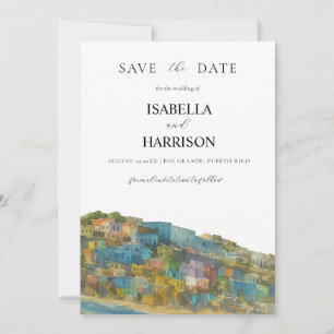 Puerto Rico Save the Date Template