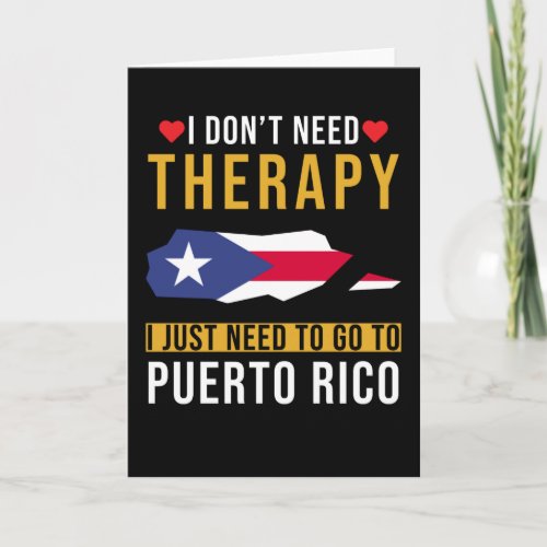 Puerto Rico Saying Puerto Rican Love Card