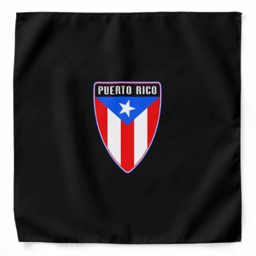 Puerto Rico Shield Bandana