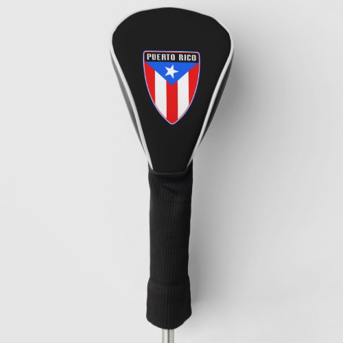 Puerto Rico Shield Golf Head Cover