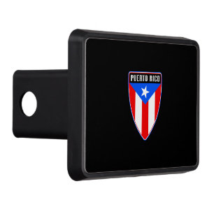 Puerto Rico Shield Hitch Cover